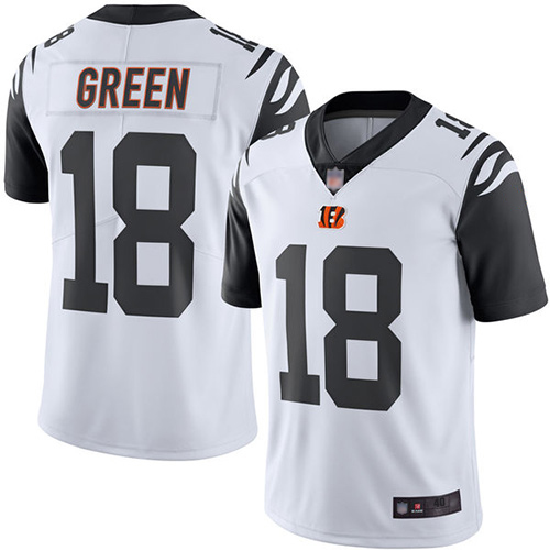 Cincinnati Bengals Limited White Men A J Green Jersey NFL Footballl 18 Rush Vapor Untouchable